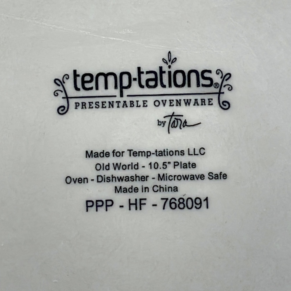 Temptations plate - Picture 6 of 6